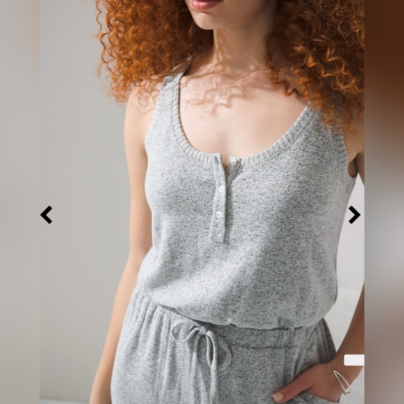 Soma Other - Soma Intimates Sleeveless Brushed Knit Romper Sleepwear Women's Gray Size XL